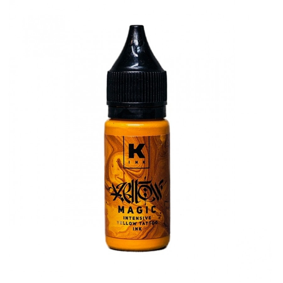 Тату краска ink - Yellow Magic Intensive - 15 мл