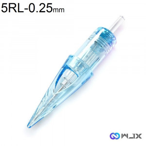Тату картридж WJX Round Liner 5 - 0,25 мм  Long Taper