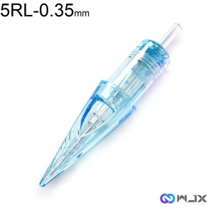 Тату картридж WJX Round Liner 5 - 0,35 мм  Long Taper
