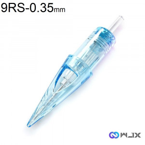 Тату картридж WJX Round Shader 9 - 0,35 мм  Long Taper