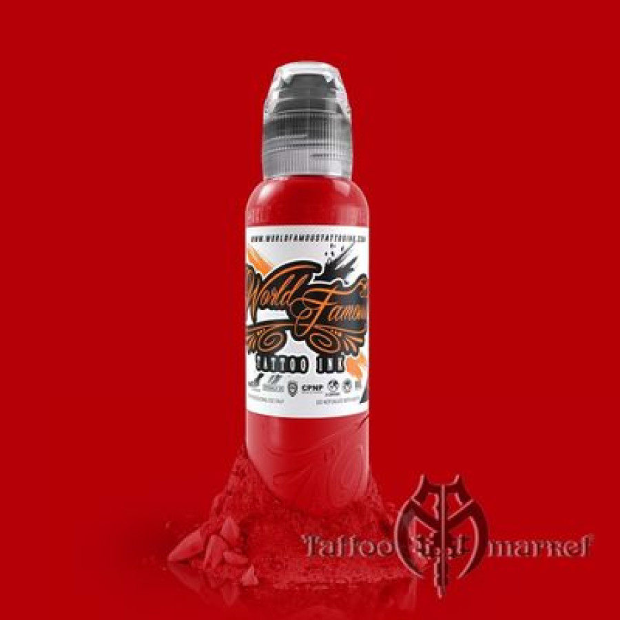Краска World Famous Tattoo Ink Paul Rogers Red